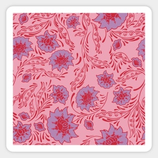 flower pattern lilac pink red purple aesthetic Sticker